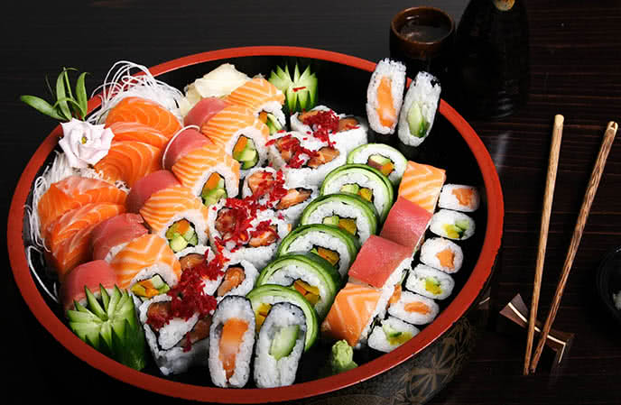 Buffet sushi 81